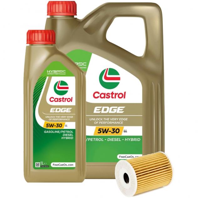 Castrol Kit Olio Motore Edgell5W30-5+Fo