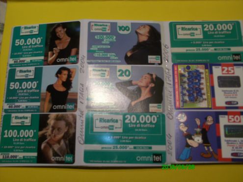 SCHEDE TELEFONICHE ITALIA DAL 1999 - 2006 - Foto 3