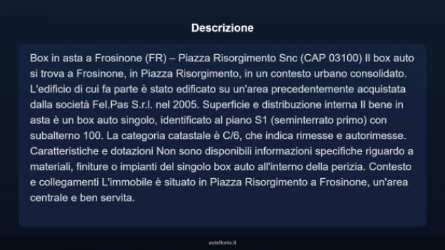 Immobile in asta di 15 m² in vendita a Frosinone - Foto 2