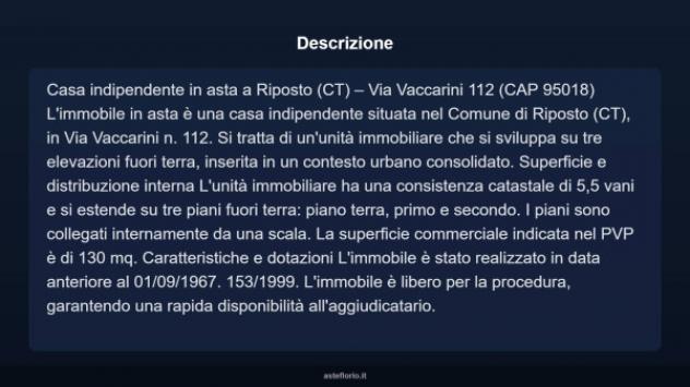 Immobile in asta di 130 m² in vendita a Riposto - Foto 6