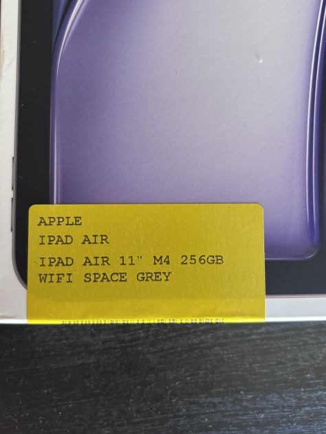 iPad Air 11" M4 256GB SIGILLATO - Foto 3