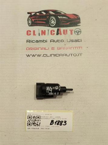 SENSORE PEDALE FRENO AUDI A3 Serie (8P1) 8E0945515 (0508)