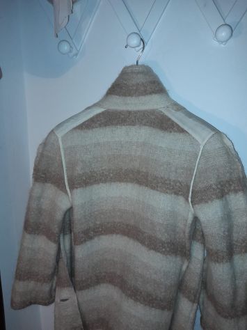Completo Tailleur Donna Vintage originale anni 60 Cappotto e Gonna Lana Mohair - Foto 5
