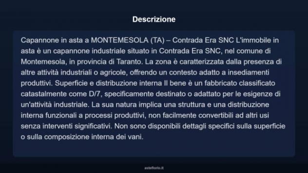 Immobile in asta di 3000 m² in vendita a Montemesola - Foto 6