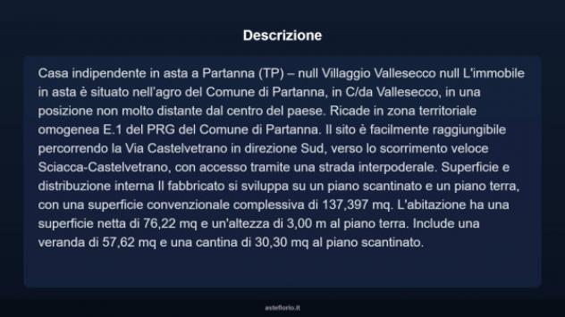 Immobile in asta di 137 m² in vendita a Partanna - Foto 4