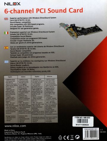 Scheda Audio 6 canali PCI - Foto 3