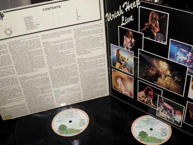 URIAH HEEP - Live January 1973 - 2 x LP / 33 rpm 1973 1° Stampa Italy Island - Foto 3