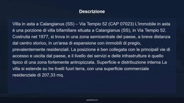Immobile in asta di 207 m² con più di 5 locali in vendita a Calangianus - Foto 12