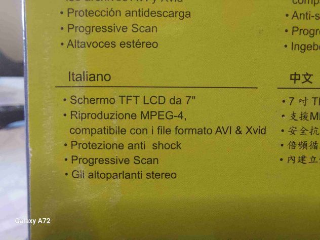 LettoreDVD  7 pollici+ supporto poggiatesta - Foto 3