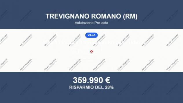 Immobile in asta di 242 m² con più di 5 locali e box auto in vendita a Trevignano Romano