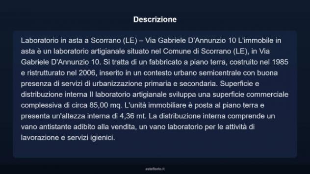 Immobile in asta di 85 m² in vendita a Scorrano - Foto 10