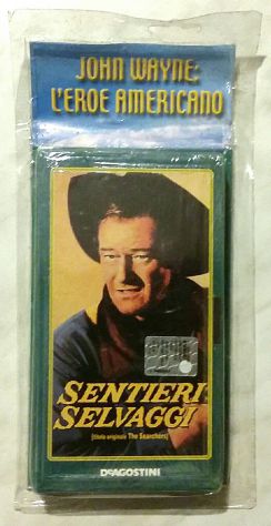 VHS Videocassetta John Wayne: Sentieri selvaggi nuovo con cellophane