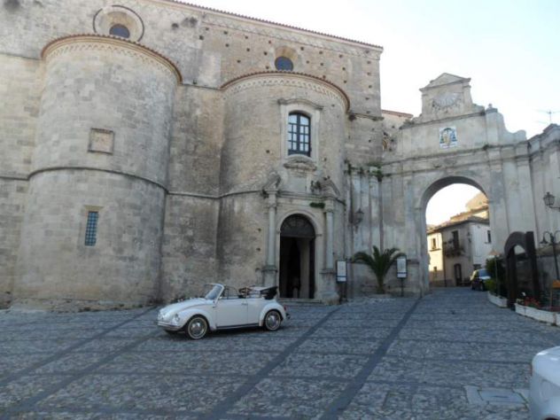 Noleggio bellissimo maggiolino cabrio bianco matrimoni Reggio Calabria - Foto 4