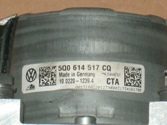 5Q0614517CQ ECU POMPA ABS AUDI A3 VW GOLF VII ATE 5Q0614517CQ 10.0220-1239.4 - Foto 2