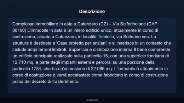 Immobile in asta di 34796 m² in vendita a Catanzaro - Foto 3