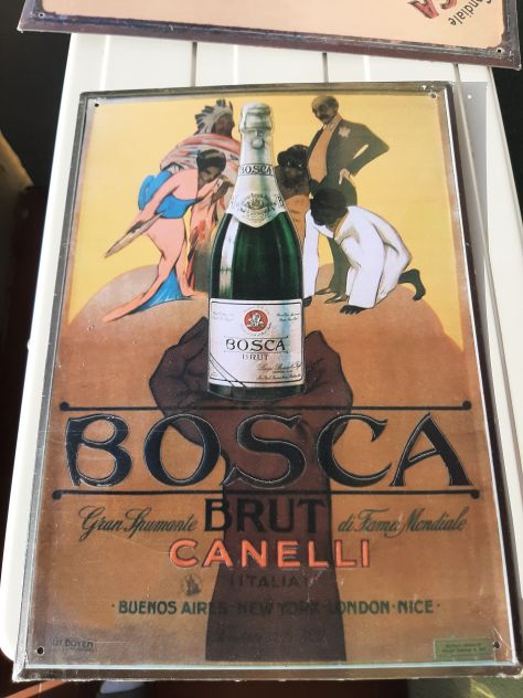 INSEGNA BOSCHI GRAN SPUMANTE BRUT TARGA IN RILIEVO - Foto 2