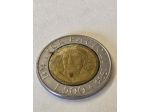 Numismatica moneta bimetallica 1994, 500 lire rep. it. 500° nascita L. Pacioli
