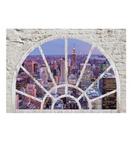Fotomurale Adesivo Con La Finestra Su New York Arredalacasa - Foto 2