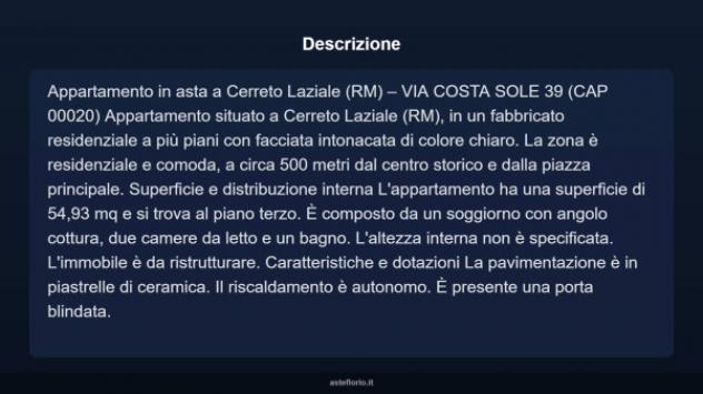 Immobile in asta di 54 m² in vendita a Cerreto Laziale - Foto 9