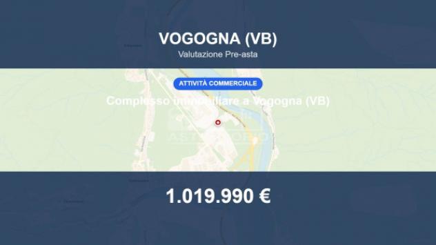 Immobile in asta di 6800 m² in vendita a Vogogna