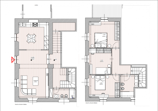 Casa semindipendente in vendita a Fossola - Carrara 140 mq Rif: 1334307
