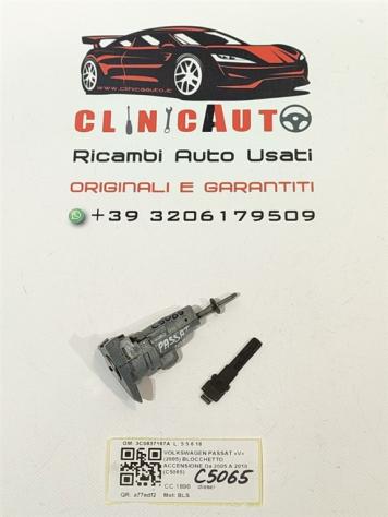 BLOCCHETTO ACCENSIONE VOLKSWAGEN Passat Berlina 4° Serie 3C0837167A BLS (0510)