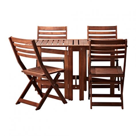 Tavolo esterno da giardino + 6 sedie pieghevoli (TUTTO NUOVO)