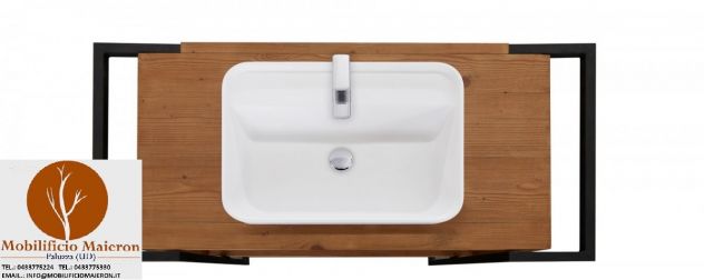 Mobili Per Arredamenti Rustici Country in Legno  Mobile Bagno Messina - Foto 4