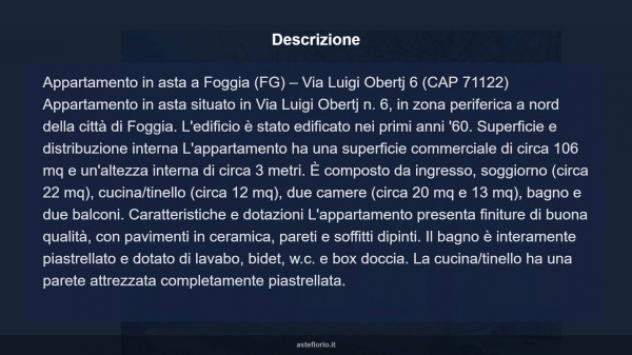 Immobile in asta di 106 m² in vendita a Foggia - Foto 13