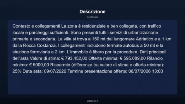Immobile in asta di 218 m² in vendita a Pesaro - Foto 16