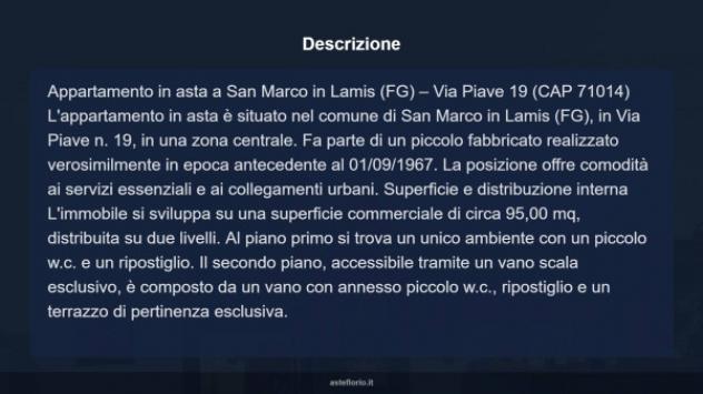 Immobile in asta di 95 m² in vendita a San Marco in Lamis - Foto 18