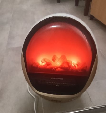 TERMOVENTILATORE KOOPER MARTE EFFETTO CAMINO - Foto 2