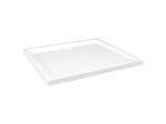 Piatto Doccia in ABS Rettangolare Bianco 80x90 cm