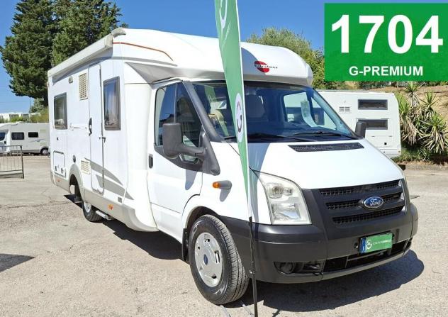 CAMPER BURSTNER FORD SEMINTEGRALE SEMIDINETTE LETTO FRANCESE CLIMATIZZATORE FOTOVOLTAICO CAMPEGGIO USATI GENERALI 1704