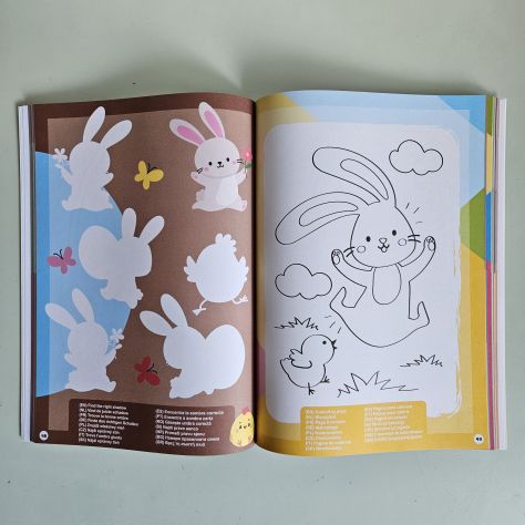 Libro da Colorare e di Attività, Pasqua + Stickers - Aa.Vv. - Wins Holland - 202 - Foto 4