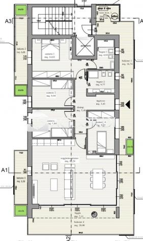 APPARTAMENTO di 5 vani e di 133 mq (JESOLO) rif. FC62 - Foto 4