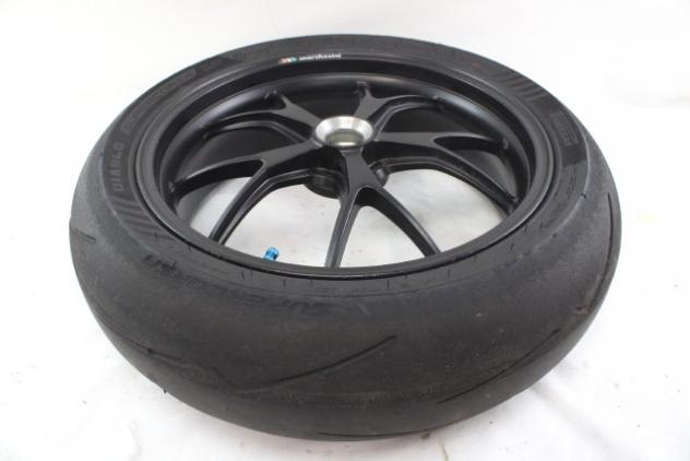 DUCATI 848 50221341A CERCHIO POSTERIORE 17X5.50 07 - 13 REAR WHEEL PICCOLI GRAFFI - Foto 3