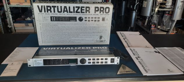 VIRTUALIZER PRO BEHRINGER DSP1024P–PROCESSORE DI EFFETTI DIGITALE 24-BIT DUAL - Foto 2
