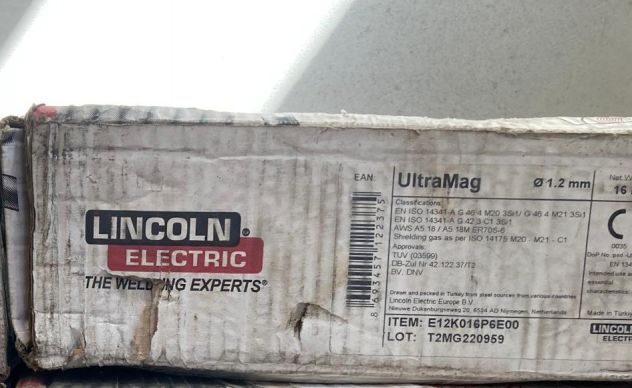 Filo per saldatura UltraMag SG2 1,2mm 16kg, Lincoln Electric - Foto 5