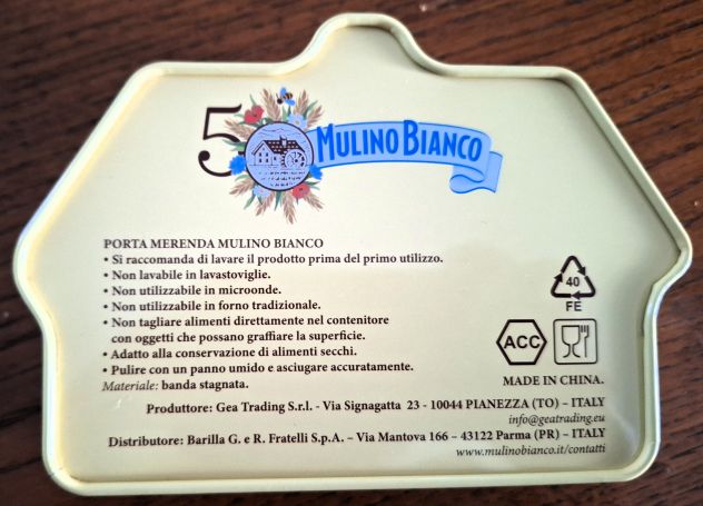 Scatola porta merenda Mulino Bianco 2025 - Foto 3