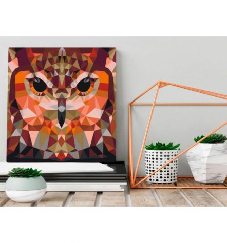 Quadro Fai Da Te 40x40 Cm. Gufo ARREDALACASA Spedizione Gratis - Foto 2