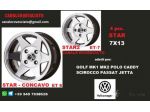 Cerchi star 7x13 vw 4x100 concavi / a canale