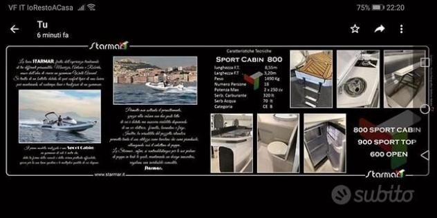 gommone Starmar 885 cabin - Foto 9