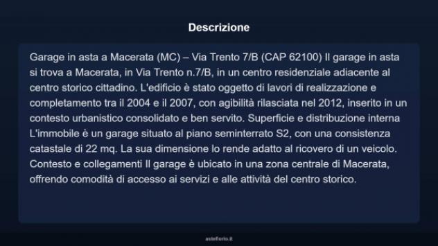 Immobile in asta di 22 m² in vendita a Macerata - Foto 9