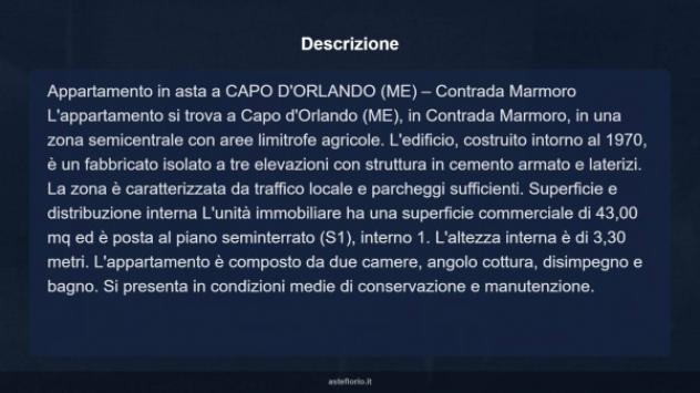 Immobile in asta di 43 m² in vendita a Capo d'Orlando - Foto 9