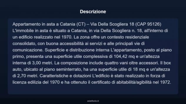 Immobile in asta di 104 m², box auto in vendita a Catania - Foto 14