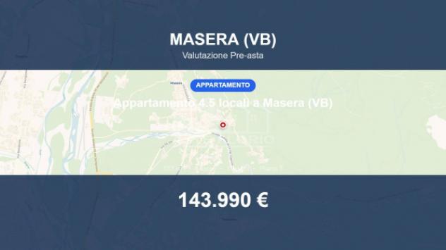 Immobile in asta di 137 m², box auto in vendita a Masera