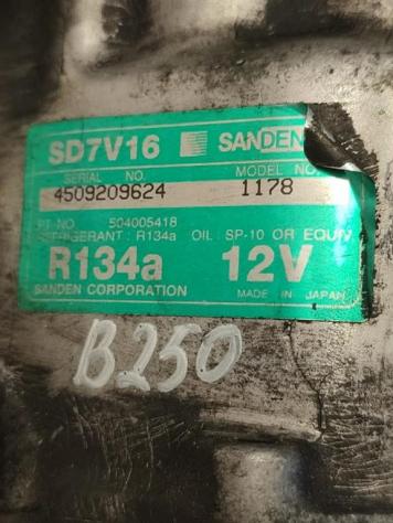 COMPRESSORE A/C FIAT Ducato 5° Serie 504005418 SD7V16 F1CE0481D diesel 2999 (0614) - Foto 2