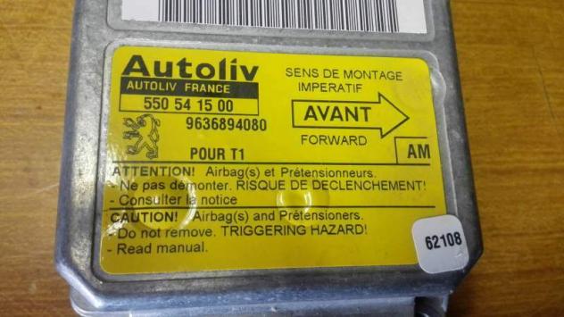 Centralina / Sensore Air Bag Peugeot 206 2001 - Foto 2