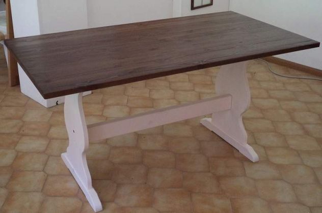 Set Firenze Panche Tavoli Bar Birreria Ristorante Stile Shabby Provenzale cod299 - Foto 2